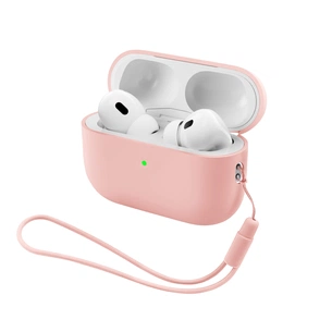 Чехол для наушников Armorstandart Silicone Case with straps For Apple AirPods Pro 3 Pink (ARM91283) изображение 1