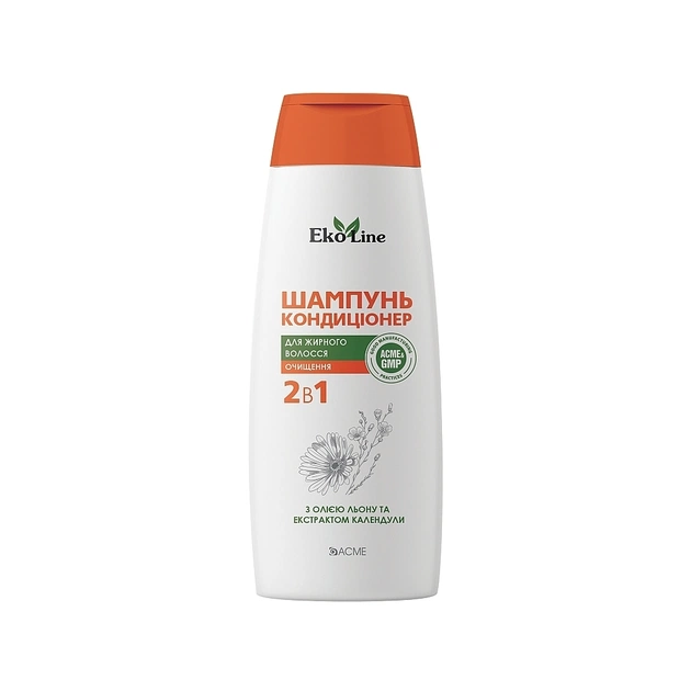 Шампунь Acme Color EkoLine 2в1 Для жирных волос 250 мл (4823115503497) - изображение 1