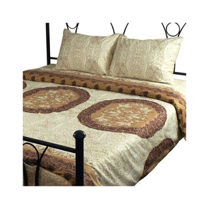 Постільна білизна Руно сатин Front beige полуторна (1.137К_3589 Front beige) зображення 1