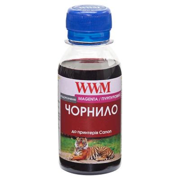 Чернила WWM Canon CL-511С/CL-513С/CLI-521M 100г Magenta Water-soluble (C11/M-2) - изображение 1
