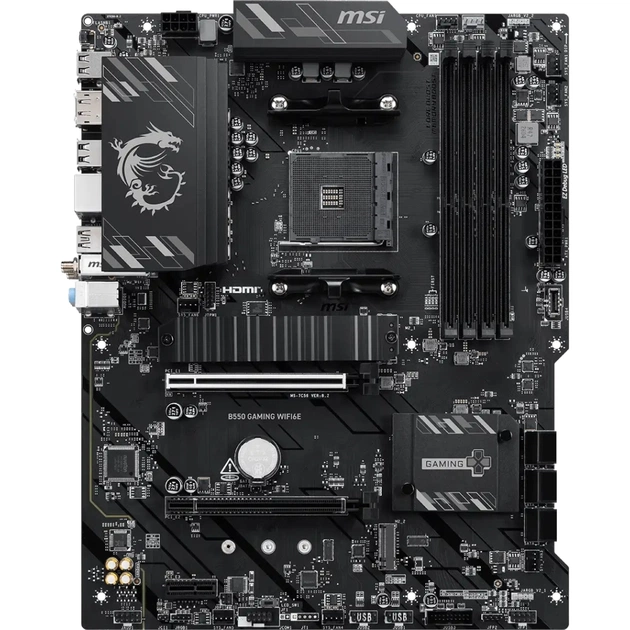 Материнська плата MSI B550 GAMING WIFI6E - зображення 1