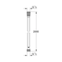 Шланг для душа Grohe VitalioFlex Silver TwistStop 2000 (27507001) - уменьшенное изображение 2
