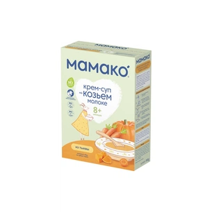 Дитяча каша MAMAKO Крем-суп з гарбуза на козячому молоці 150 г (4670017090279) зображення 1