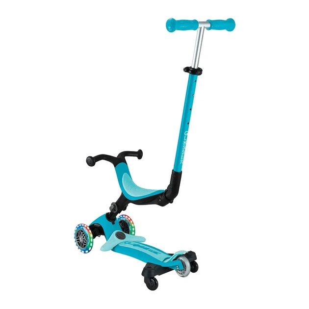 Самокат Globber серії Go Up Active 360 аква Колеса з підсвічуванням (749-300) - изображение 4