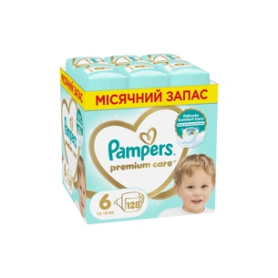 Підгузки Pampers Premium Care Розмір 6 (13-18 кг) 128 шт (8700216423700) зображення 1