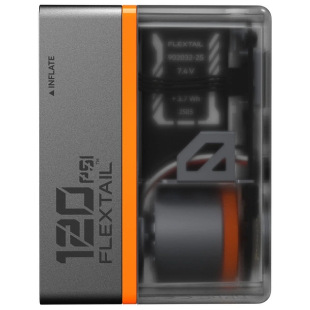 Задня велофара Flextail та міні насос 2 в 1 Tiny Tire Pump ACS, чорний (6975755966342) - зображення 4