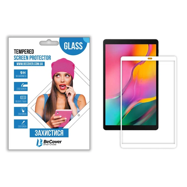 Скло захисне BeCover Samsung Galaxy Tab A 10.1 (2019) T510/T515 White (703742) - изображение 1