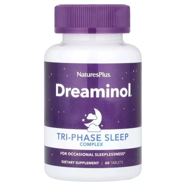 Вітамінно-мінеральний комплекс Natures Plus Трифазний комплекс для сну, Tri-Phase Sleep Complex, 60 таблеток (NAP-47595) - изображение 1