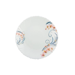Тарілка Vittora "Квіткові Вензеля" Wave Dinner 22 см (V-220FM) зображення 1