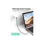 Дата кабель USB-C to USB-C 2.0m 5A 100W US335 90-degree Space Gray Ugreen (70698) - зменшене зображення 2