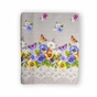 Скатертина Home Line рогожка Фіалкові метелики, 150х220 см (130562) - зменшене зображення 1