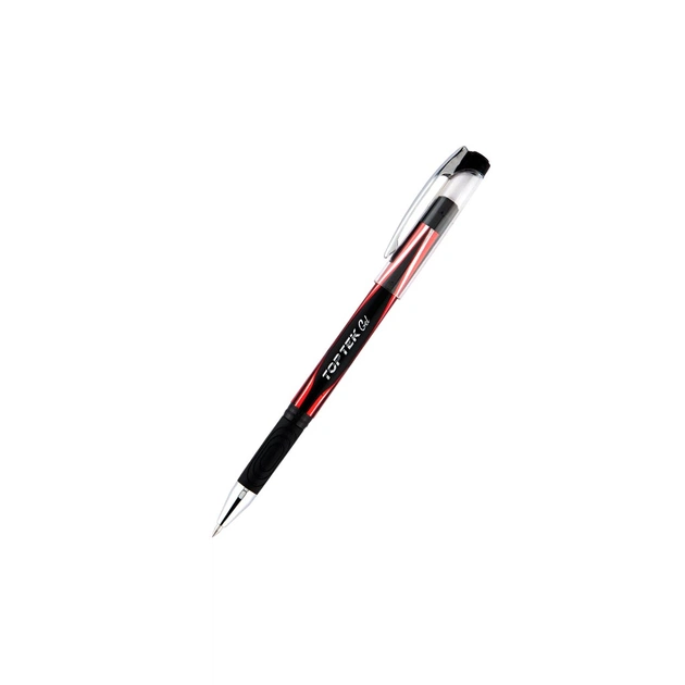 Ручка гелева Unimax Top Tek Gel, червона (UX-133-06) - зображення 1