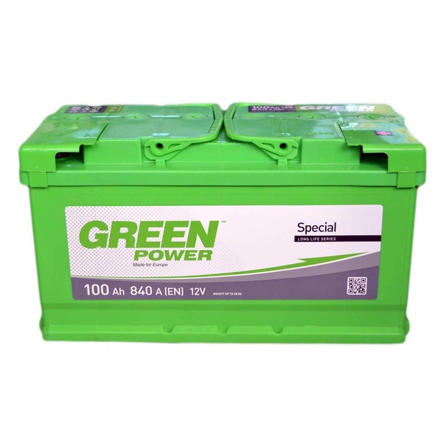 Акумулятор автомобільний GREEN POWER 100Аh (000022364) - изображение 1