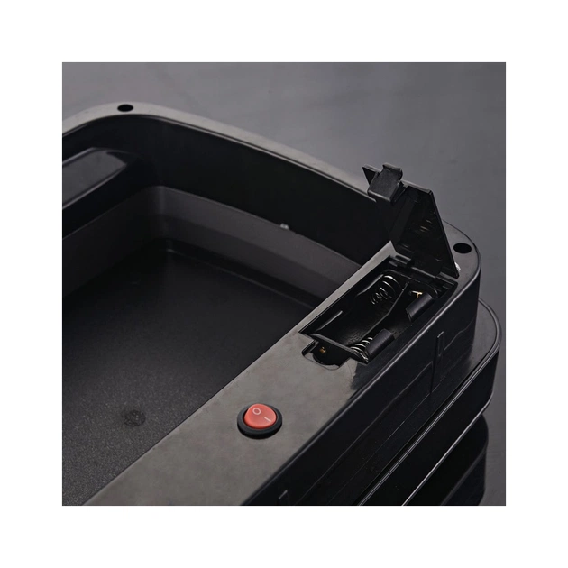 Контейнер для сміття JAH сенсорний прямокутний з вн. відром срібний металік 30 л (6396) - зображення 2