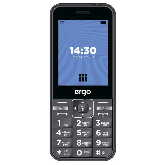 Мобільний телефон Ergo E281 Black - зображення 1