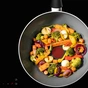 Сковорода Tefal ВОК Halo 28 см, алюміній, бакеліт, сірий (C3121953) - зменшене зображення 3