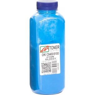 Тонер OKI C5100/5200/5300/5400 160г Glossy Cyan AHK (1501690) зображення 1