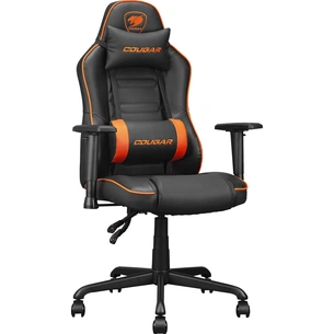 Крісло ігрове Cougar Fusion S Black/Orange зображення 1