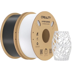 Пластик для 3D-принтера Creality Hyper PETG 1.75мм, black+white, 2x1кг (3301030075) зображення 1