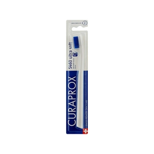 Зубна щітка Curaprox CS 5460 Ultra Soft Ультрам'яка D 0.10 мм Біла із синьою щетиною (CS 5460-18) зображення 1
