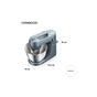 Кухонний комбайн Kenwood KZM 35.000 GY (KZM35.000GY) - зменшене зображення 3