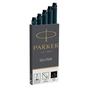 Чорнило для пір'яних ручок Parker Картриджі Quink / 5шт чорний (11 410BK) - уменьшенное изображение 1