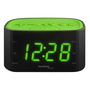 Настільний годинник Technoline WT465 з радіо Black/Green (WT465 grun) (DAS301825) зображення 1