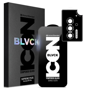 Скло захисне Armorstandart Supreme Plus Black Icon Samsung S25 Plus (ARM85454) зображення 1