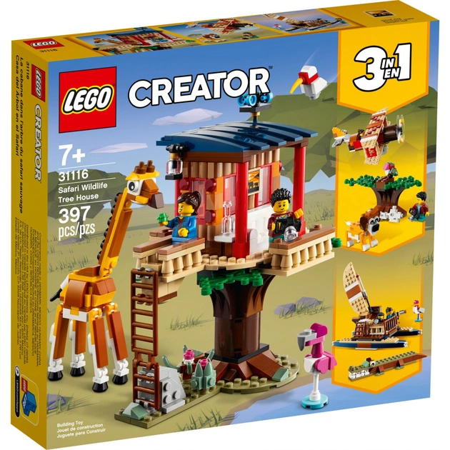 Конструктор LEGO Creator Будиночок на дереві для сафарі (31116) - изображение 1