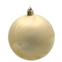 Ялинкова іграшка Chomik пластикові кульки 4 шт, 8 см, біло-золотисті (5900779897243) - зменшене зображення 3