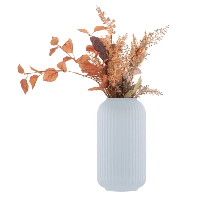 Ваза Ardesto Loreto, 12.2х21.5см, порцеляна, блакитний (AR3818B) - picture 4