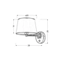 Бра Candellux 21-00883 IBIS (21-00883) - зменшене зображення 2