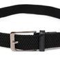 Ремінь Vintage Текстильний чоловічий Чорний (20525) - зменшене зображення 6