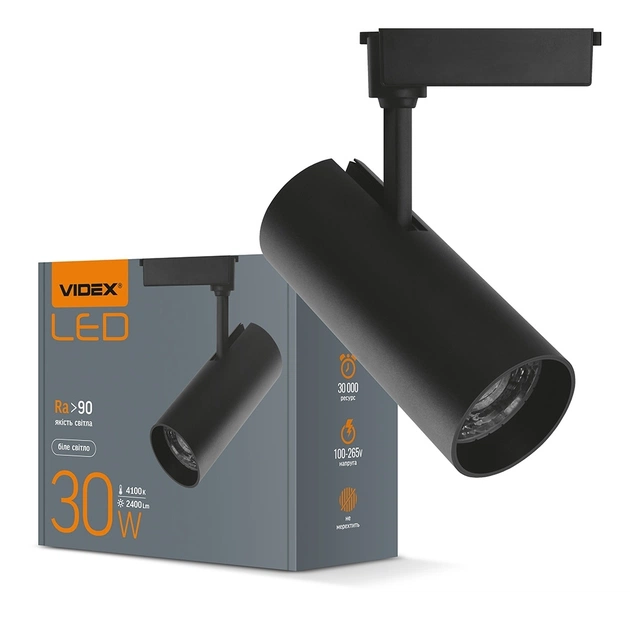 Світильник Videx LED 30W 4100K чорний (VL-TR04-304B) - picture 5