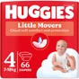 Підгузки Huggies Little Movers Mega 4 (7-18) кг 66 шт (5029053548777) - уменьшенное изображение 1