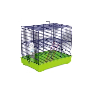 Клітка для гризунів Природа "Міккі" з драбинкою 37x32x26 см синя/зелена (4823082415250) изображение 1