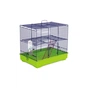 Клітка для гризунів Природа "Міккі" з драбинкою 37x32x26 см синя/зелена (4823082415250) - уменьшенное изображение 1