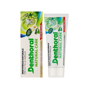 Зубна паста Denthoral Dentifricio Natural Care Природний догляд 75 мл (8002185041573) зображення 1