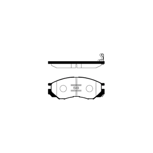 Гальмівні колодки HI-Q SP2011 зображення 1