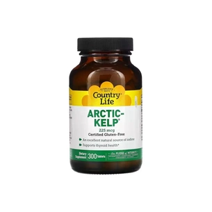 Мінерали Country Life Водорості Арктичні, 225 мкг, Arctic-Kelp, 300 таблеток (CLF-04135) зображення 1