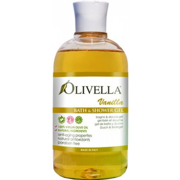 Гель для душу Olivella Ваніль на основі оливкової олії 500 мл (764412204134) - зображення 1