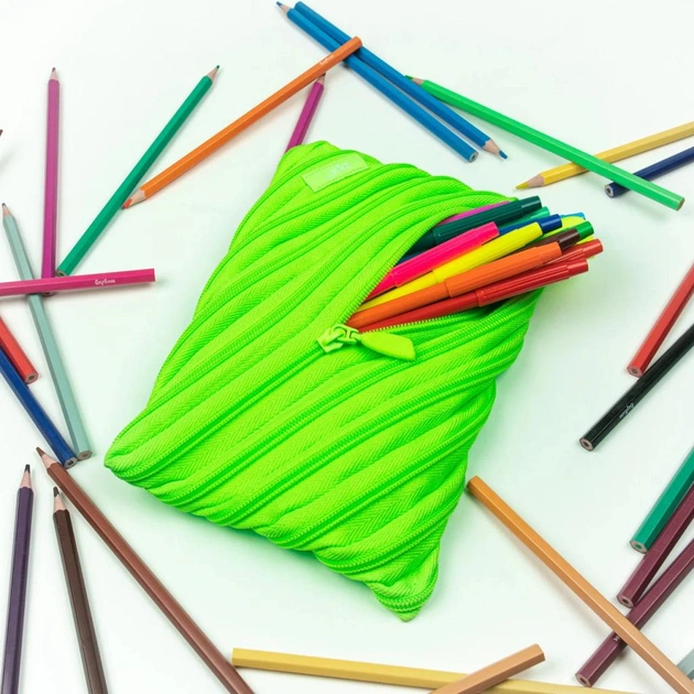 Пенал Zipit Neon Jumbo Radiant Lime (ZTJ-NN-1) - picture 3