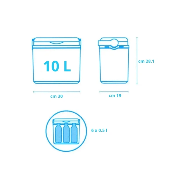 Термобокс Adriatic 10л фіолетовий (8002936801708) - зображення 10