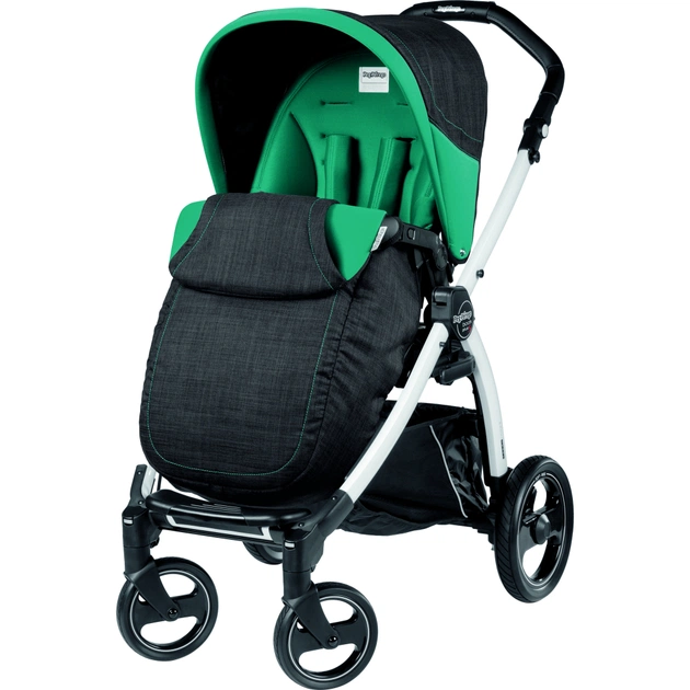 Коляска Peg-Perego Book Plus 51, зелена з чорним (PACK05-00000000004) - зображення 1
