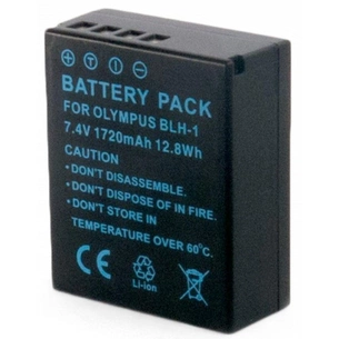 Акумулятор до фото/відео Extradigital Olympus BLH-1, 1720 mAh (BDO2702) зображення 1