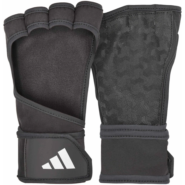 Рукавички для фітнесу Adidas Open Back Training Gloves ADGB-15061 чорний S (885652026246) - picture 1