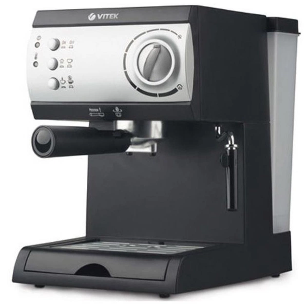 Ріжкова кавоварка еспресо Vitek VT-1511 black - изображение 1