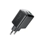 Зарядний пристрій Acefast A106 1xUSB-C PD45W + 1xUSB QC3.0 GaN black (6974316284031) - зменшене зображення 4
