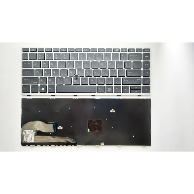 Клавіатура ноутбука HP EliteBook 840 G5 черная с серебр, с ТП UA (A46178) - зображення 1