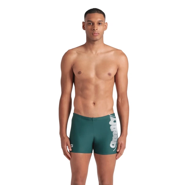 Плавки Arena Bright Glare Swim Short 008941-601 зелений, білий 85 (3468337533924) - зображення 1